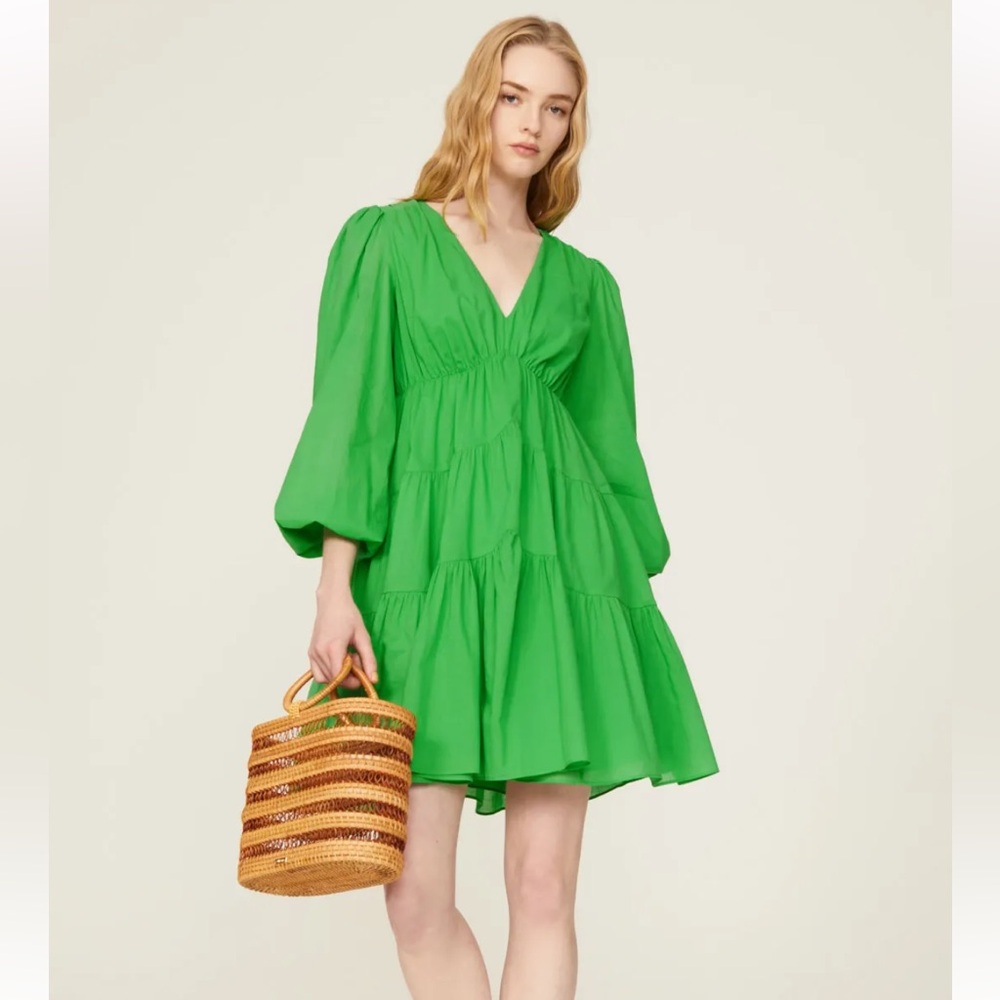 Trina Turk Vibrant Green Mini Dress